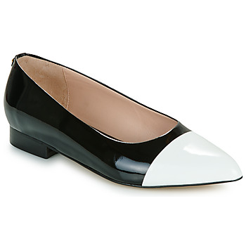 Shoes Women Flat shoes Fericelli GABRIELLE Black / White