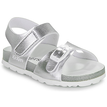 Shoes Girl Sandals Kickers SUNKRO Silver