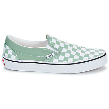 Vans Classic Slip-On COLOR THEORY CHECKERBOARD ICEBERG GREEN