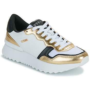 Shoes Women Low top trainers Guess VINSA 2 White / Gold