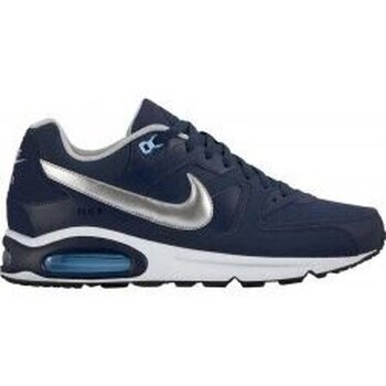 Shoes Men Low top trainers Nike Air Max Comand Leather Silver, White, Light blue
