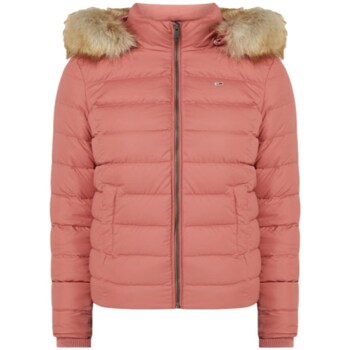 Clothing Women Jackets Tommy Hilfiger Hooded Down Pink