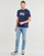 Clothing Men Short-sleeved t-shirts Polo Ralph Lauren T-SHIRT AJUSTE EN COTON SERIGRAPHIE POLO RALPH LAUREN Marine