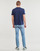 Clothing Men Short-sleeved t-shirts Polo Ralph Lauren T-SHIRT AJUSTE EN COTON SERIGRAPHIE POLO RALPH LAUREN Marine