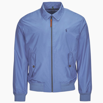 Clothing Men Jackets Polo Ralph Lauren BLOUSON COMMUTER PACKABLE EN NYLON Blue / Blue