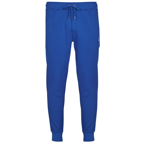 Clothing Men Tracksuit bottoms Polo Ralph Lauren BAS DE JOGGING AJUSTE EN DOUBLE KNIT TECH Blue / Royal