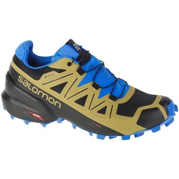 Shoes Men Running shoes Salomon Speedcross 5 Gtx Olive, Blue