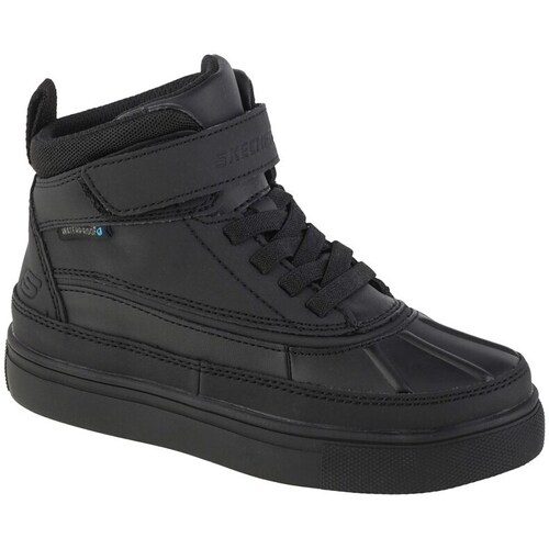 Shoes Children Mid boots Skechers City Point-Merlox Black