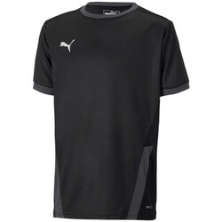 Clothing Boy Short-sleeved t-shirts Puma Teamgoal 23 Jersey Black