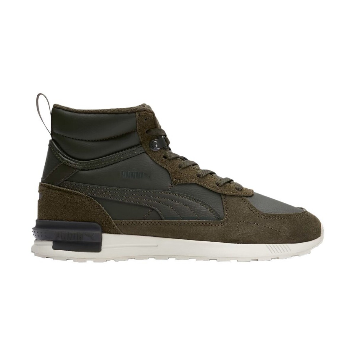 puma  graviton mid  men's shoes (high-top trainers) in green