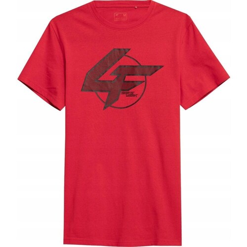 Clothing Men Short-sleeved t-shirts 4F K11930 Red