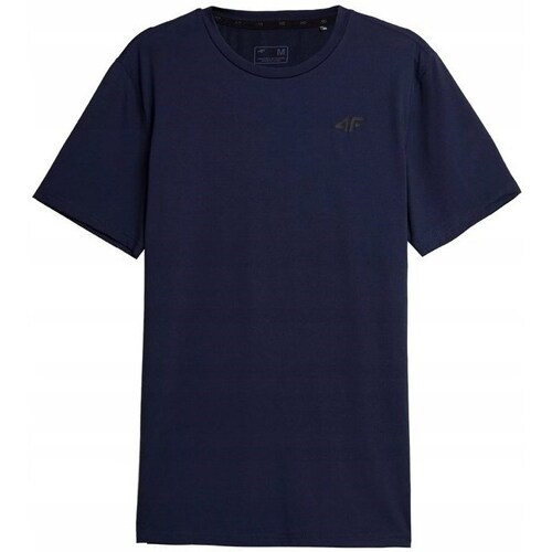 Clothing Men Short-sleeved t-shirts 4F K11944 Marine
