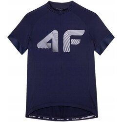 Clothing Men Short-sleeved t-shirts 4F K10838 Marine