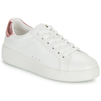 Shoes Women Low top trainers Only SOUL-4 PU White / Pink