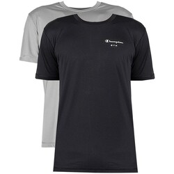 Clothing Men Short-sleeved t-shirts Champion 217747 Black, Grey