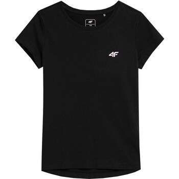 Clothing Girl Short-sleeved t-shirts 4F K15397 Black