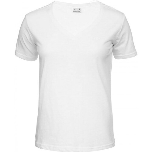 Clothing Women Short-sleeved t-shirts 4F K13311 White