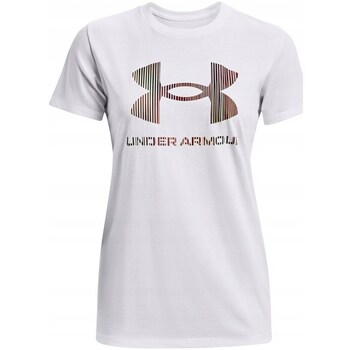 Clothing Women Short-sleeved t-shirts Under Armour Live Sportstyle Graphic Ssc White