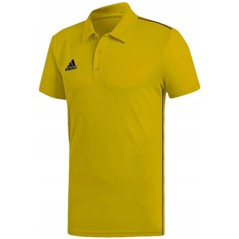 Clothing Men Short-sleeved t-shirts adidas Originals Core 18 Climalite Polo Yellow