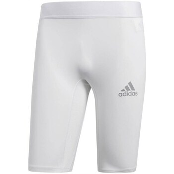 Clothing Men Cropped trousers adidas Originals Alphaskin Sport Short Tight White
