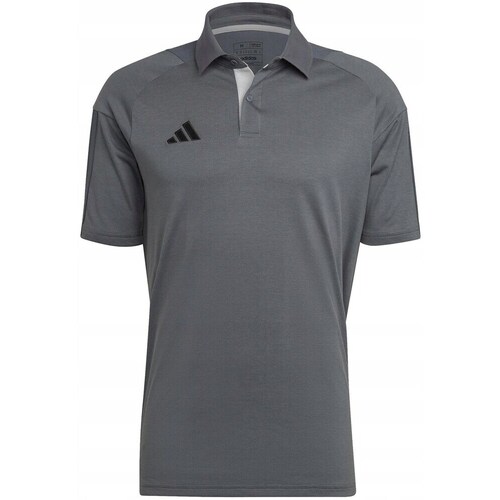 Clothing Men Short-sleeved t-shirts adidas Originals Tiro 23 Competition Polo Grey