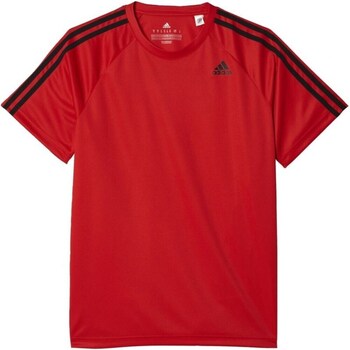 Clothing Men Short-sleeved t-shirts adidas Originals Designed 2 Move Tee 3 Stripes M Red