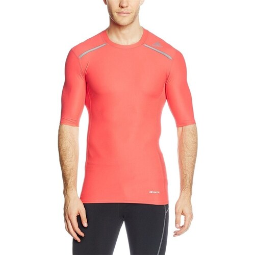 Clothing Men Short-sleeved t-shirts adidas Originals Techfit Climachill Orange
