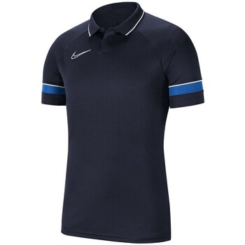 Clothing Men Short-sleeved t-shirts Nike Df Academy 21 Polo Ss Black