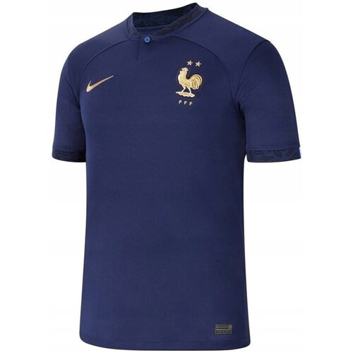 Clothing Men Short-sleeved t-shirts Nike Fff Soccer Dri-fit Marine