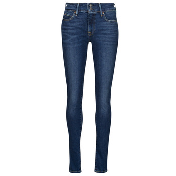 Clothing Women Skinny jeans Levi's 711 DOUBLE BUTTON Blue / Wave / Dark
