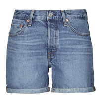 Clothing Women Shorts / Bermudas Levi's 501® ROLLED SHORT Blue