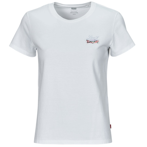 Clothing Women Short-sleeved t-shirts Levi's THE PERFECT TEE White