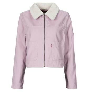 Clothing Women Denim jackets Levi's T3 RETRO SHERPA TRUCKER Lilac