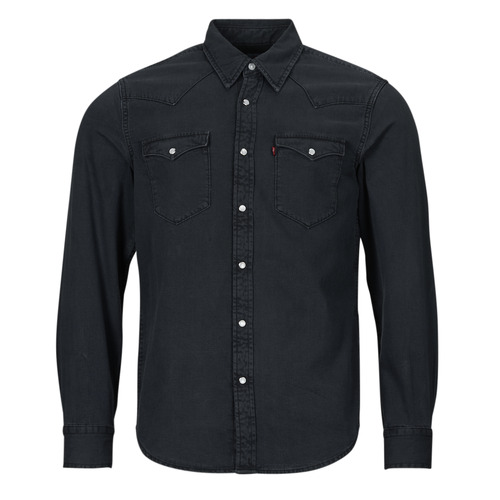Clothing Men Long-sleeved shirts Levi's CLASSIC WESTERN STANDARD Blue