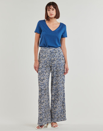 Clothing Women Wide leg / Harem trousers Vila VIMODA  Blue
