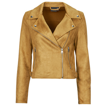 Clothing Women Leather jackets / Imitation leather Vero Moda VMJOSE Camel