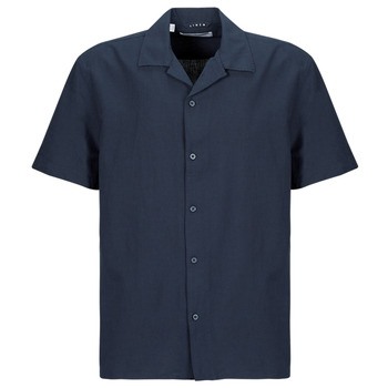 Clothing Men Short-sleeved shirts Selected SLHRELAXNEW Marine