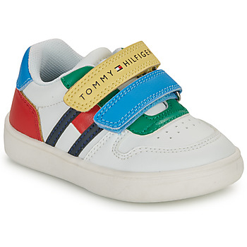 Shoes Boy Low top trainers Tommy Hilfiger LOGAN White / Multicolour