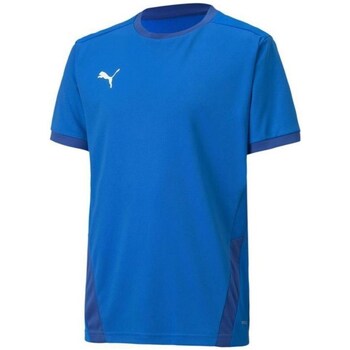 Clothing Boy Short-sleeved t-shirts Puma Teamgoal 23 Jersey Blue