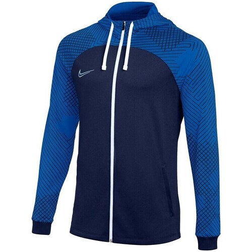 Clothing Men Sweaters Nike Nk Df Strike Hd Trk Jkt K Navy blue, Blue