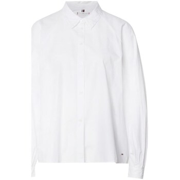 Clothing Women Shirts Tommy Hilfiger Solid White
