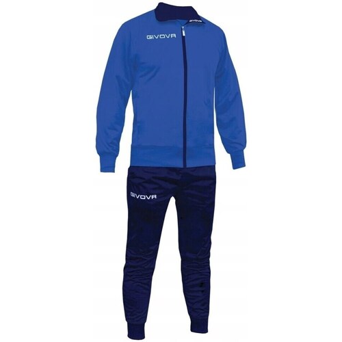 Clothing Men Tracksuits Givova Tuta Torino Navy blue, Blue