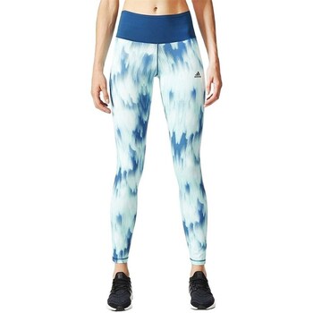Clothing Women Trousers adidas Originals Longtight All Over Print Blue