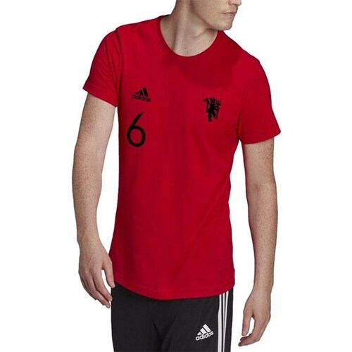 Clothing Men Short-sleeved t-shirts adidas Originals Mufc Gfx T 6 Red