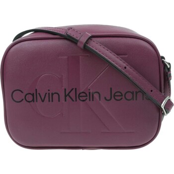 Bags Women Handbags Calvin Klein Jeans Jeans Sculpted Camera Bag Cherry 