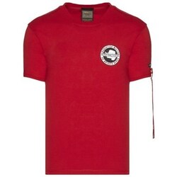 Clothing Men Short-sleeved t-shirts Aeronautica Militare TS2143J61119307 Red