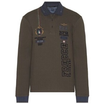 Clothing Men Short-sleeved t-shirts Aeronautica Militare PO1725P17357512 Brown