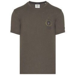 Clothing Men Short-sleeved t-shirts Aeronautica Militare TS2155J53857512 Brown