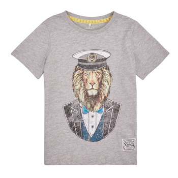 Clothing Boy Short-sleeved t-shirts Name it NKMTOLE SS TOP PS Grey