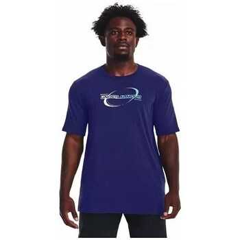 Clothing Men Short-sleeved t-shirts Under Armour 1376860468 Blue